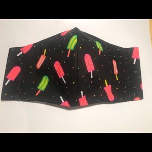 Made to order. Popsicle print face mask.